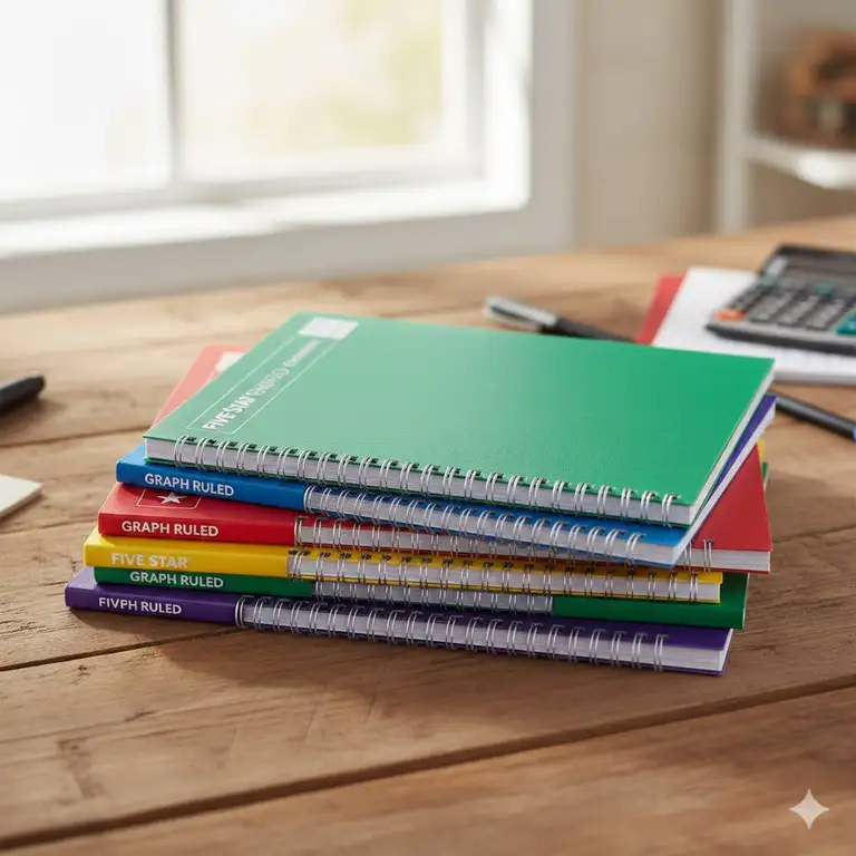 Graph Ruled Five Star Notebooks: 7 Best-Selling Models You’ll Love Using