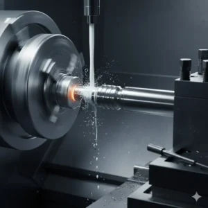 The precision CNC machining process used to create the body of a professional machined pencil.