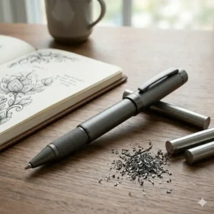 High-quality matte finish and durable construction of premium cool rollerball pens.