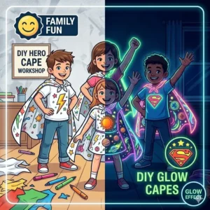 A safety certification graphic confirming that these glow in dark fabric markers are non-toxic and skin-safe.